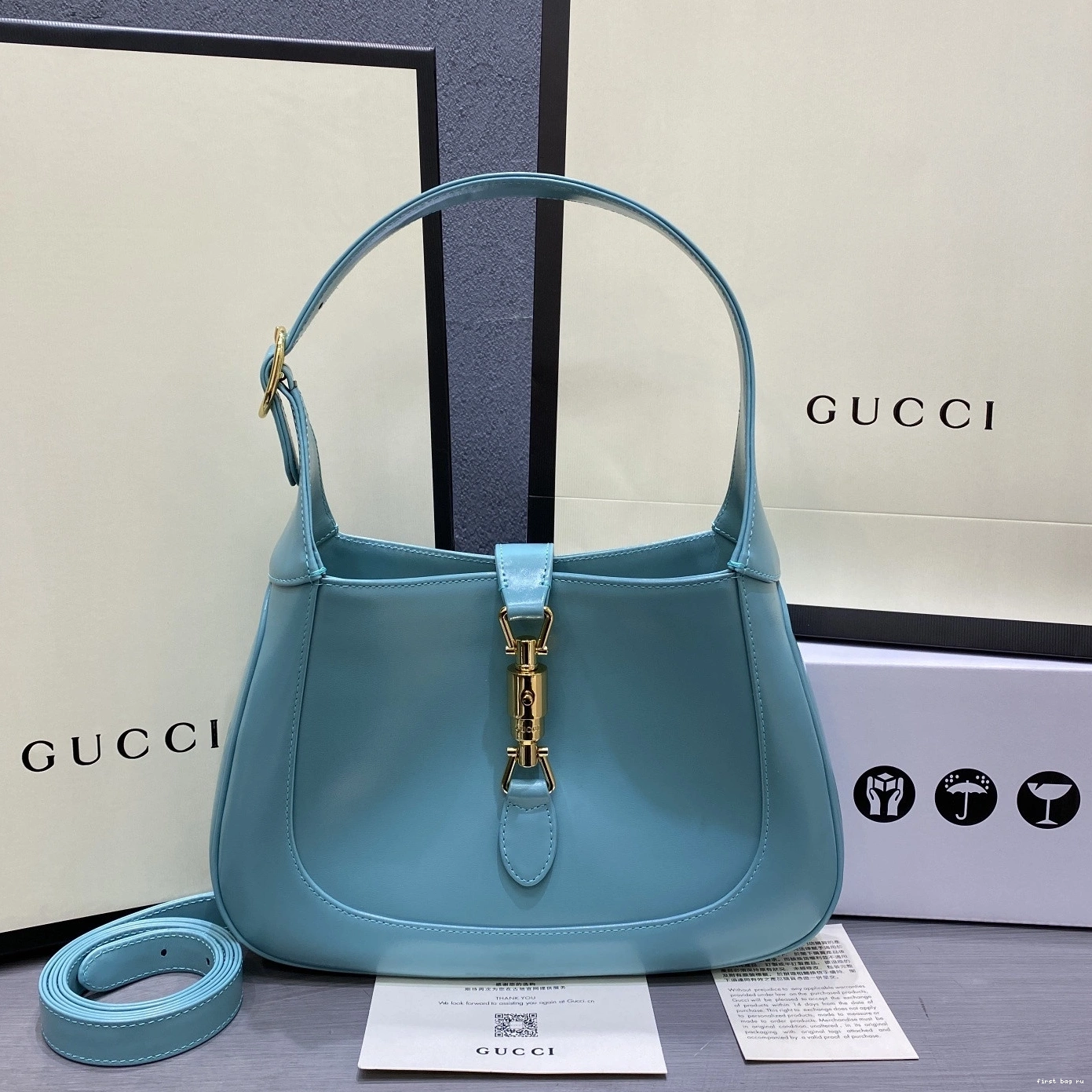 1961 hobo Jackie GUCCI bag small 0722